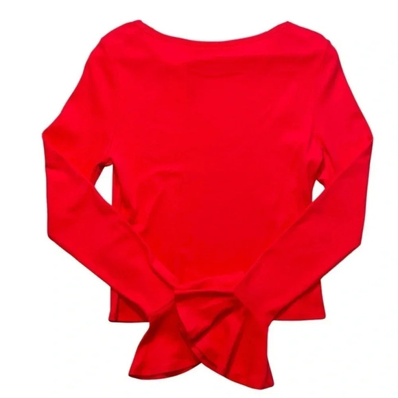 NWT Anthropologie Maeve Flouncy Bell Sleeve Long Sleeve Top - Picture 6 of 6